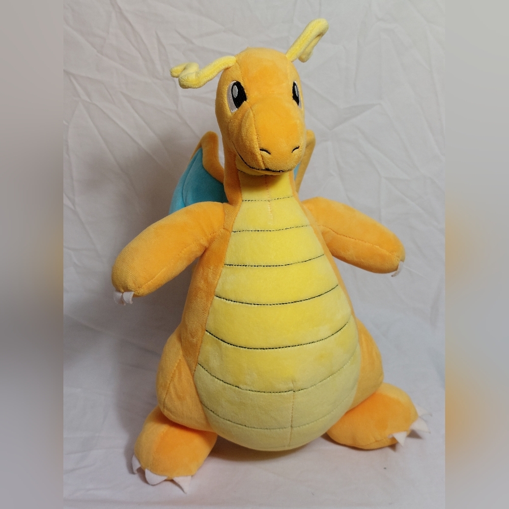 Build a Bear BAB Pokemon Orange Yellow Dragonite 16" Plush No Sound